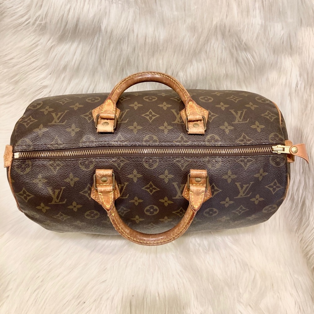 Authentic Louis Vuitton Speedy 35  #7.5b - Picture 6 of 10